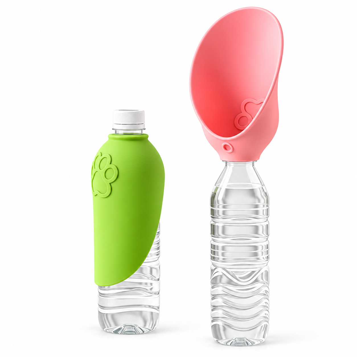 Portable Silicone Water Dispenser - Foldable Design with Lanyard