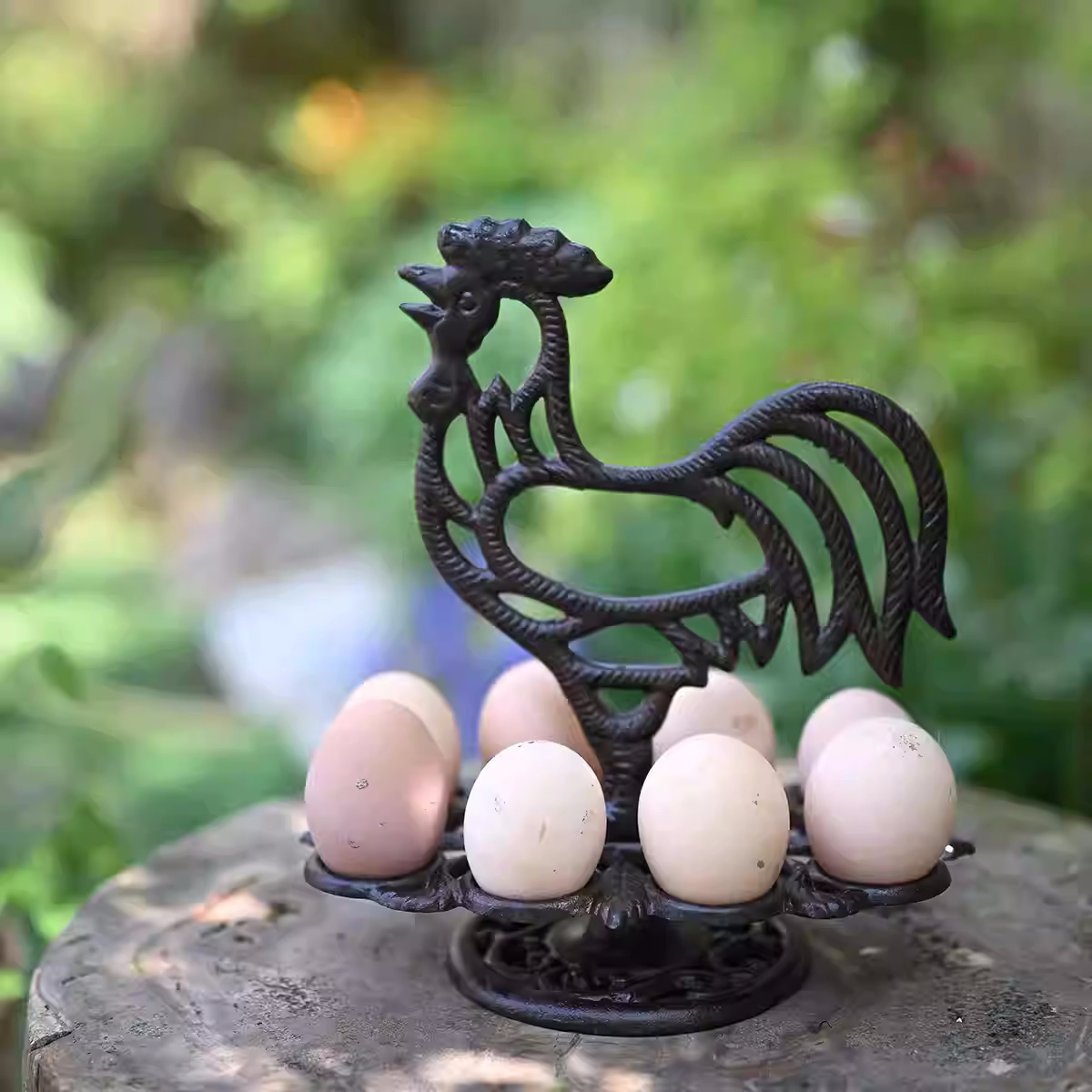 Cast Iron Chicken Egg Tray