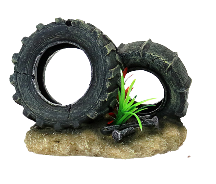 Aquarium aquatic decoration ornaments - Tire