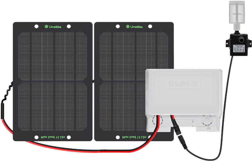 Solar Water Pump With Solar Panels and Battery - Solar miniature water pump