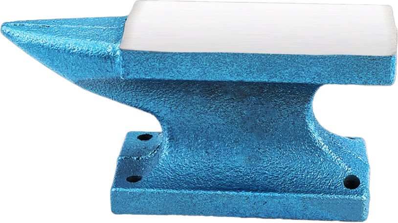 1kg Small black anvil fully heat-treated high-hardness cast iron - Anvil cast iron