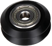 POM V Slot 2020 Bearing (Black Big Model) - V Groove Model
