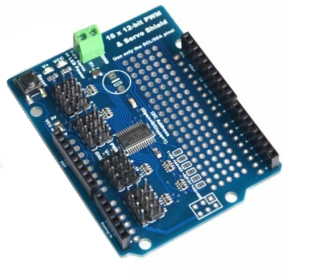 Arduino PWM Servo Controller Shield