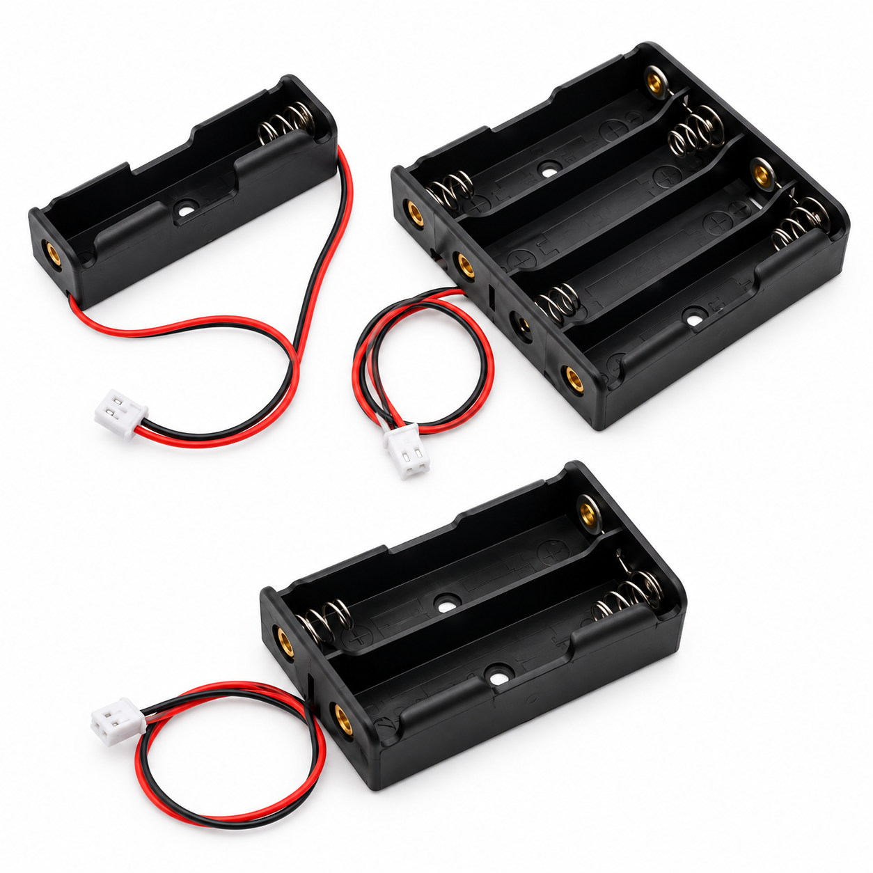 18650 Battery Holder PH2.0 - (Cell Count Selection)