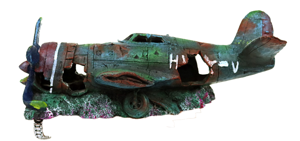 Aquarium aquatic decoration ornaments - Bomber (Large)