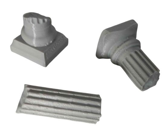 28mm Fallen Roman Columns Miniature