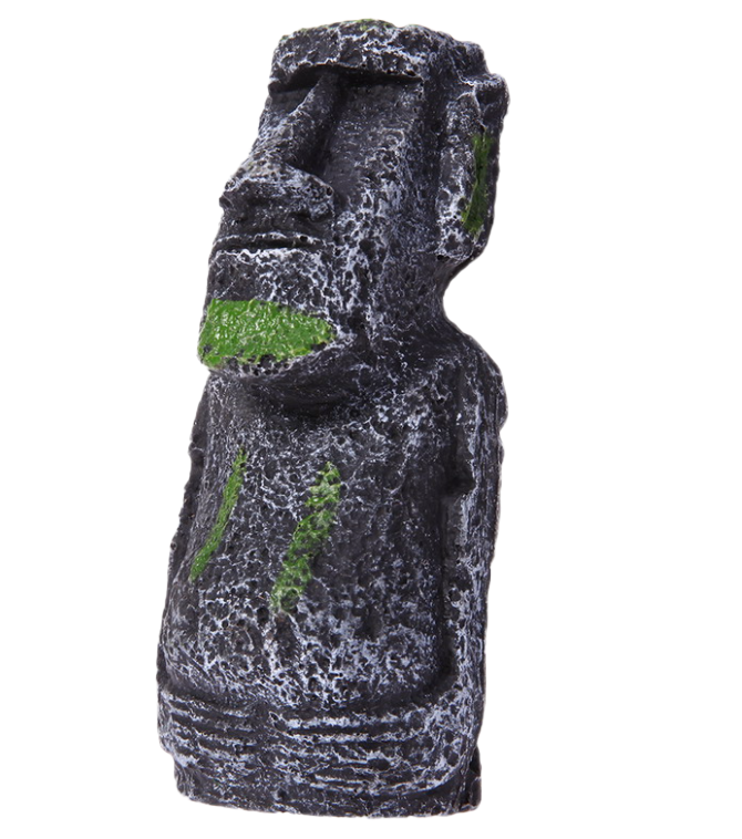 Aquarium statue - Easter Island Head