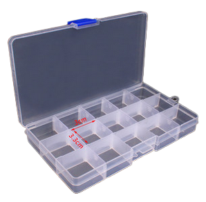 storage Box plastic - 170*95 15 small compartments