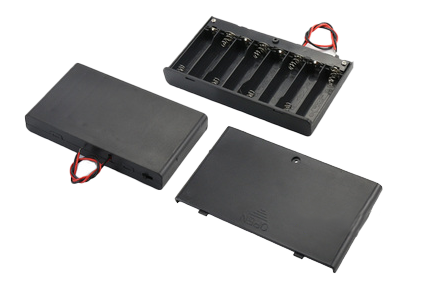 Battery box With Switch - 8 AA