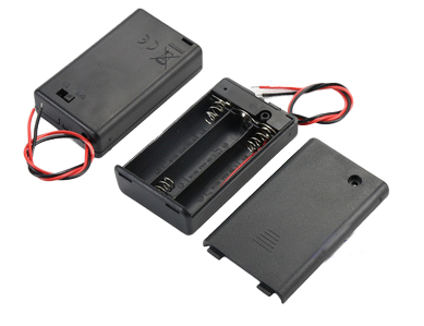 Battery box With Switch - 3 AA