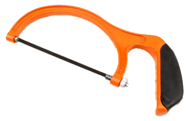 Small Size Hacksaw Hand Saw - Thickened bow shaped mini saw 1 + 5 spare saw blades