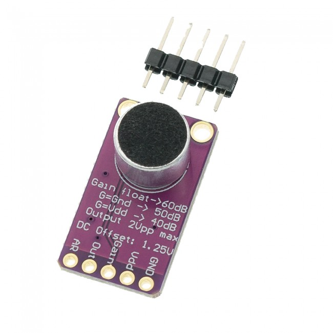 MAX9814 Microphone AGC Amplifier Board