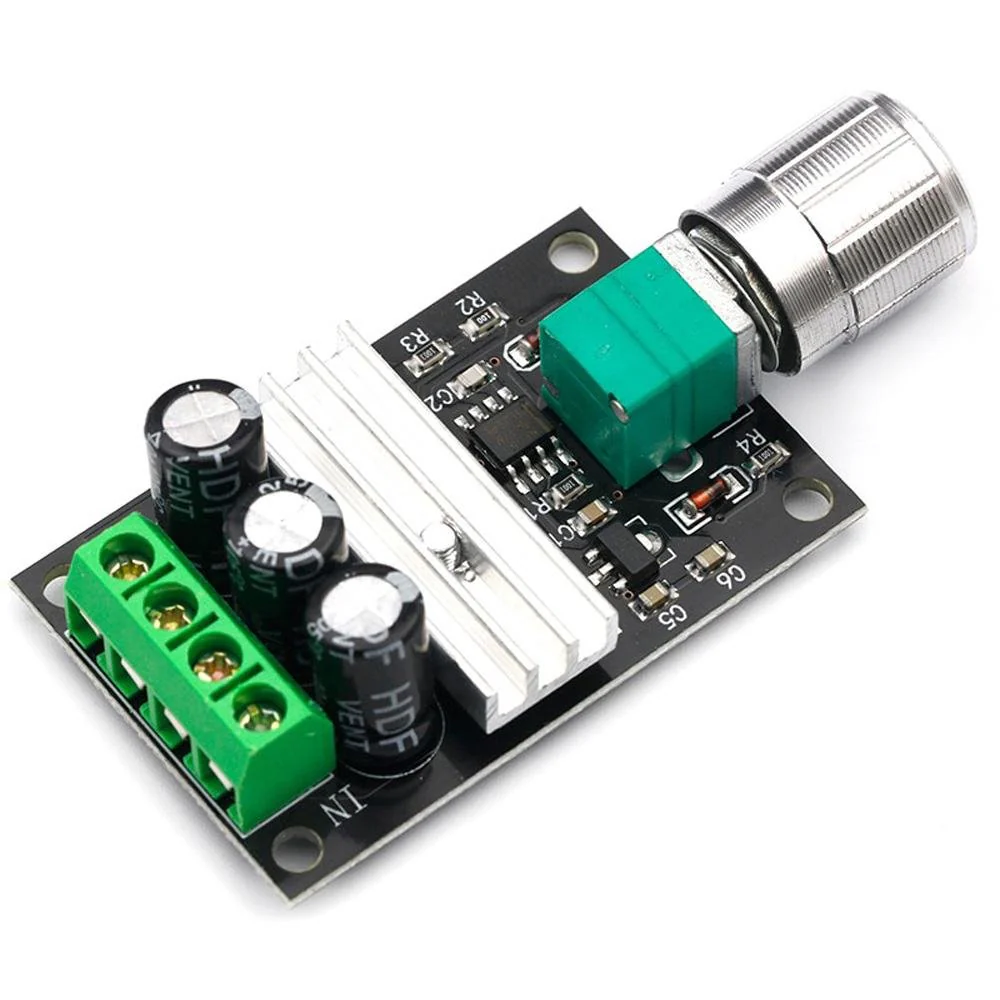 DC 6V 12V 24V 28VDC 3A 80W PWM Motor Speed Controller
