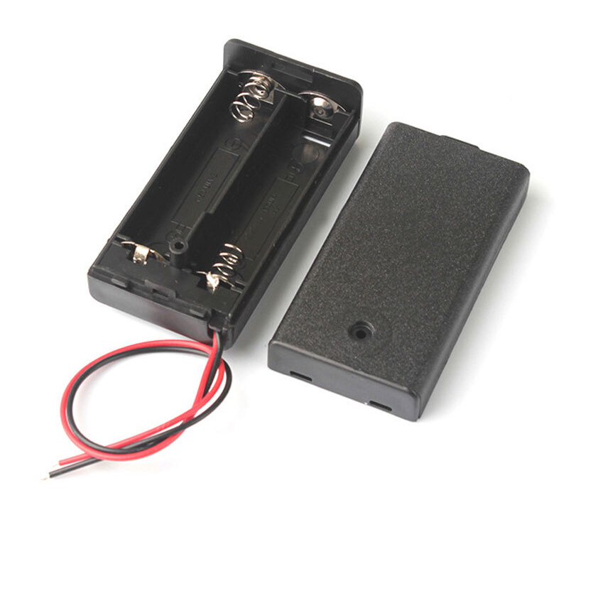 Battery box With Switch - 2 AA