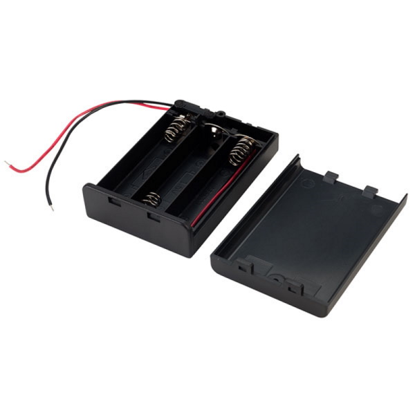 Battery box With Switch - 3 AAA