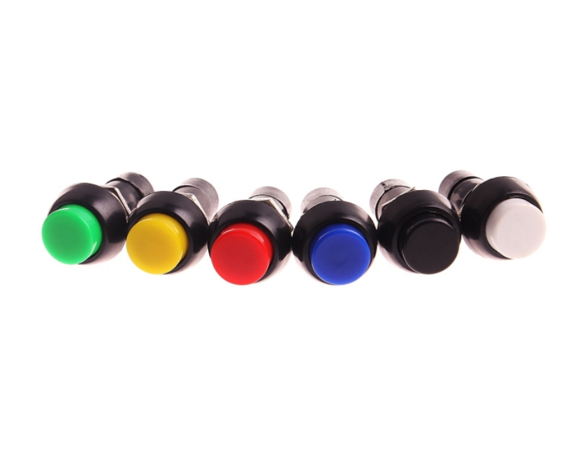Screw Mount Push Button PBS-11 (Colour Selection)