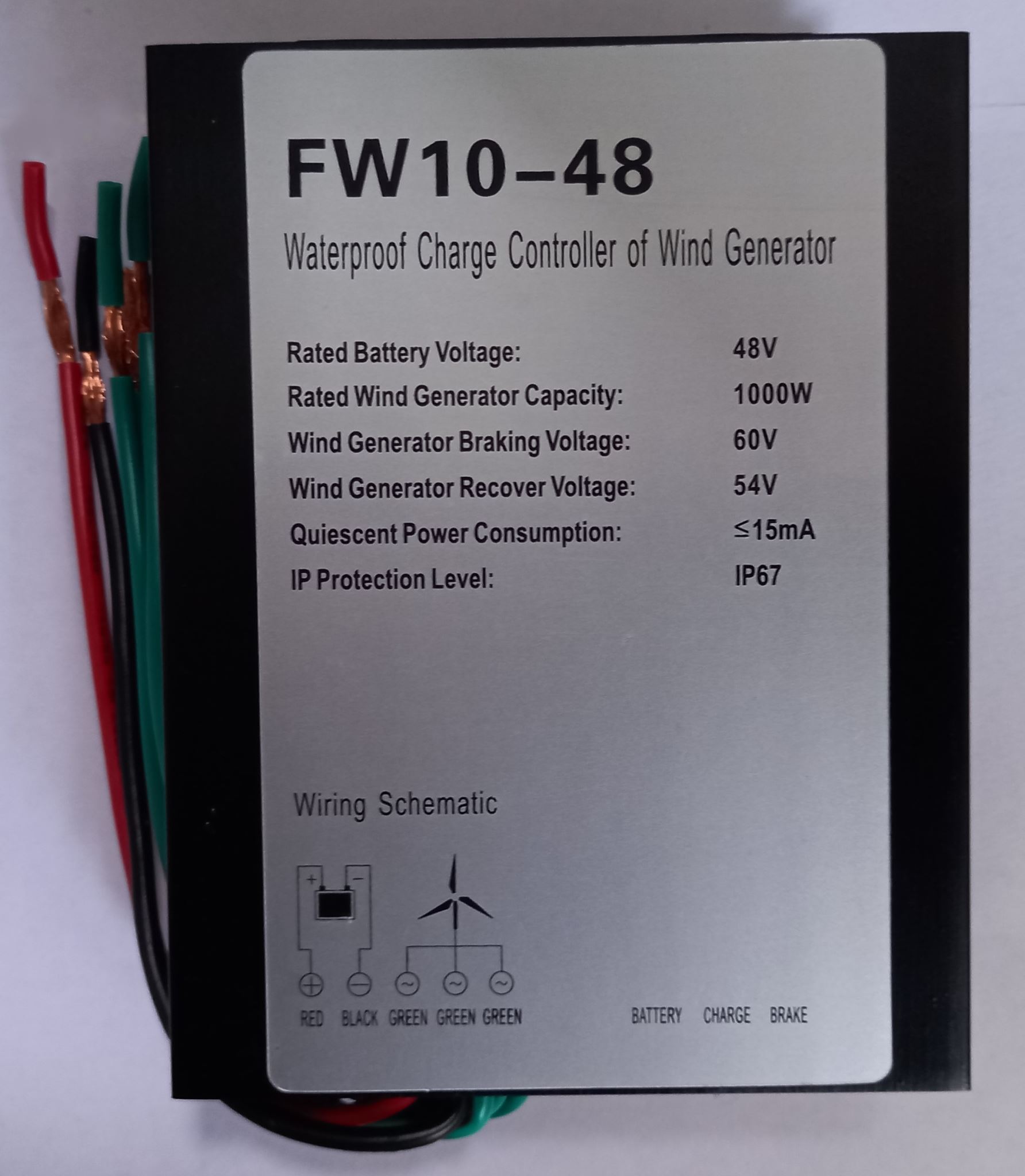 48V 1000W PWM Wind Turbine Controller