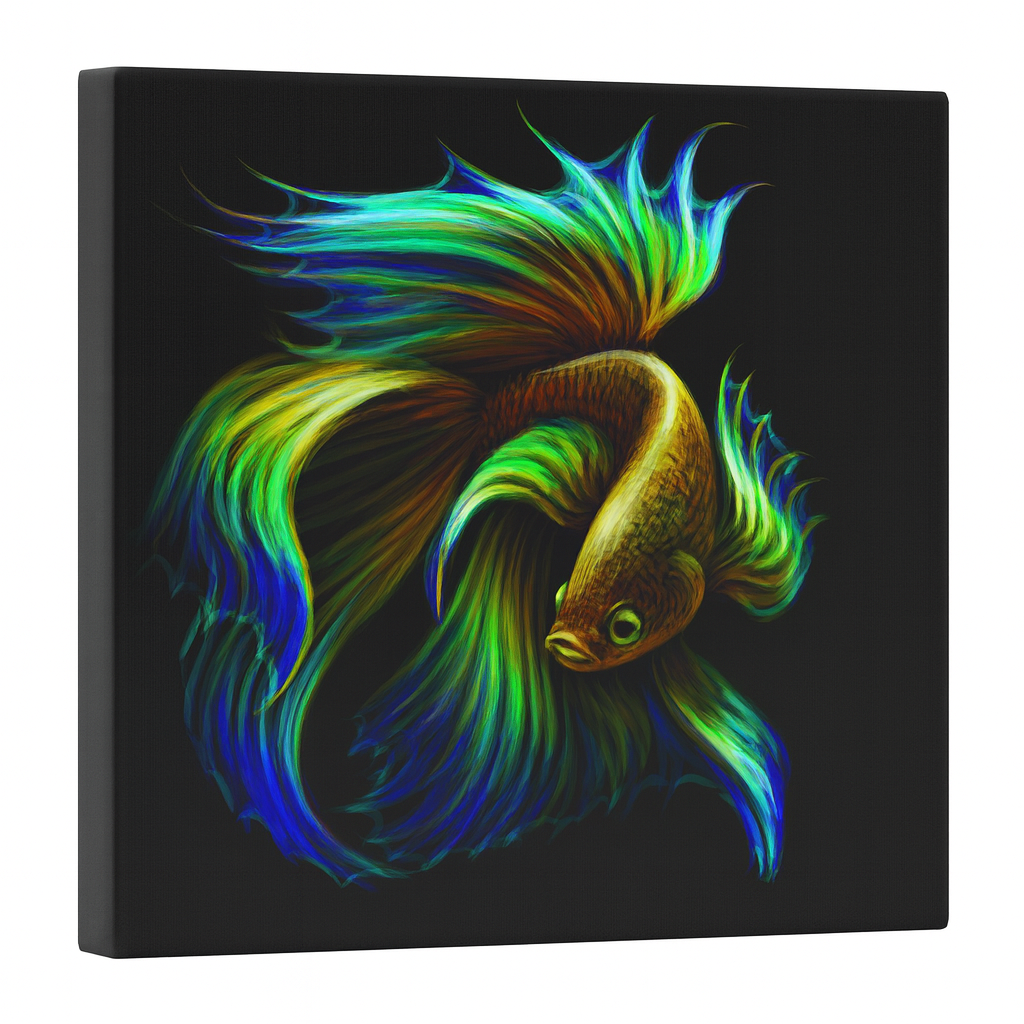 Colourful Betta Print 20x20cm