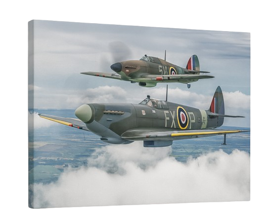 Spitfire Canvas Print 40x30cm