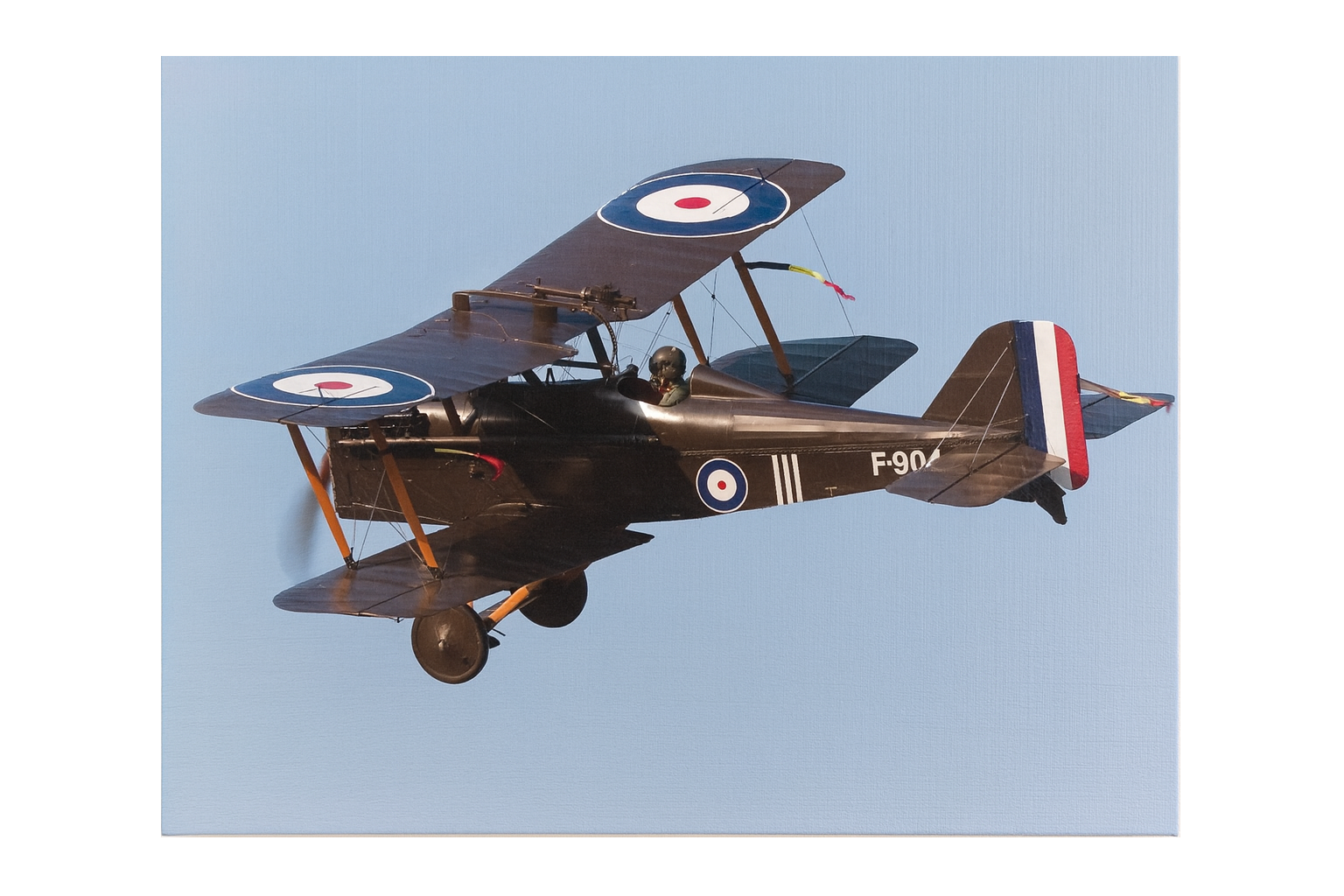 WW1 Fighter Plane Bi-Plane Canvas Print 40x30cm
