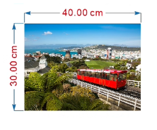 Wellington Cable Car Print 40x30cm