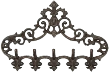 Cast Iron Decorative Coat Hooks
