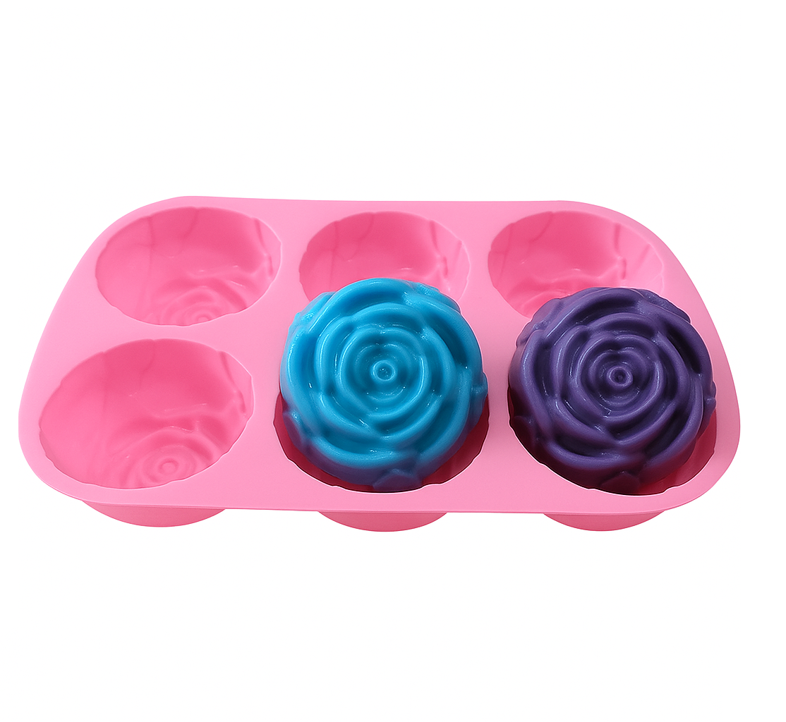 Silicon Mould - Rose Soap 7cm