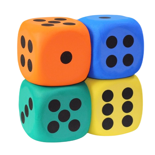 Large Foam Dice 80mm