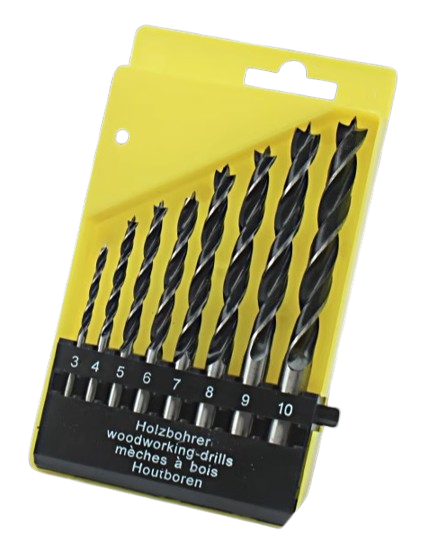 8Pcs Woodworking Drill Bit Set 3mm-10mm