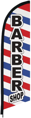 Feather Flag Barber 200x50cm Replacement Flag