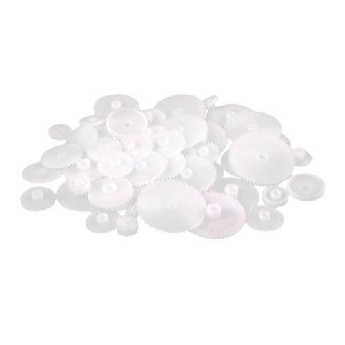 Bulk Packet Plastic DIY Gears 58pcs