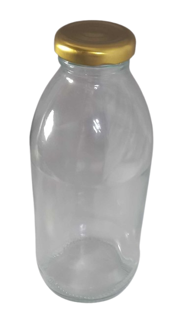 Glass Milk Bottle Style Bottle 700ml