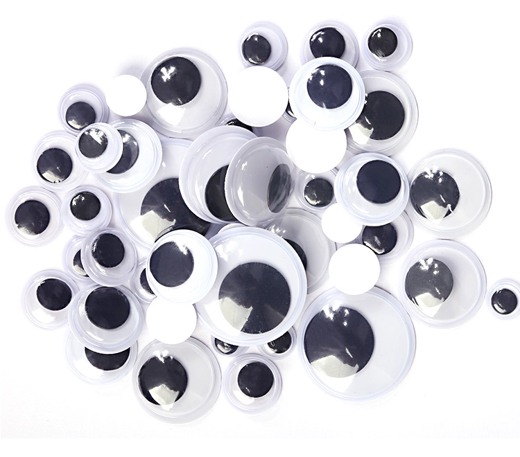 400 Pack Adhesive Googly Eyes 6-25mm