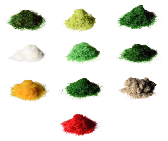 HO Model Railway Flocking Grass Fibers