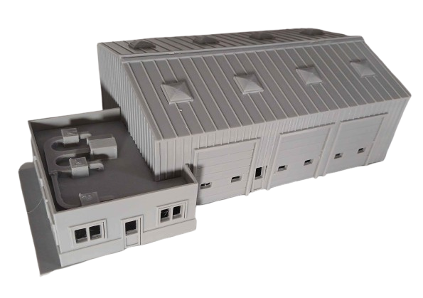 HO Model Industrial Distribution Centre Building