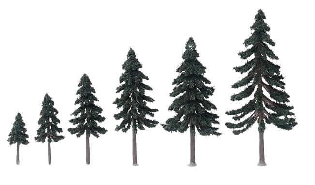 HO Model Railway Dark Pine Tree 85mm