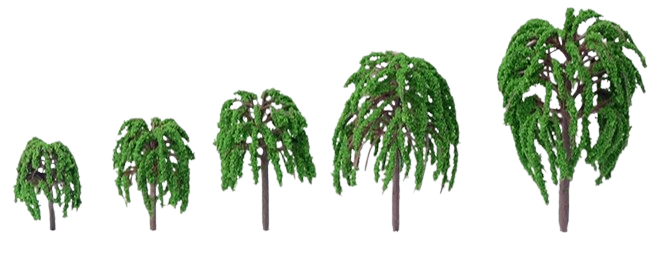 HO Model Railway Willow Tree 75mm