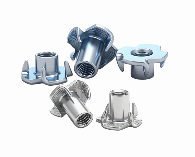 Pronged Wood Inlay Nuts 20pcs M5 8mm