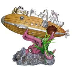 Aquarium aquatic decoration ornaments - Submarine