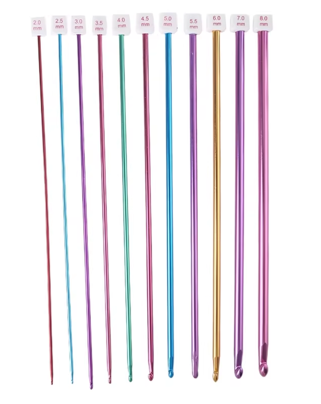 Knitting Needles Set 11pcs 27cm
