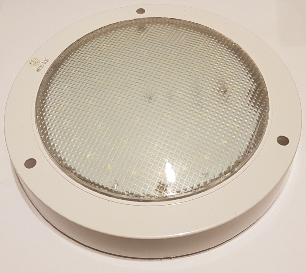 12v/24v 42 LED Round Ceiling Light 9W