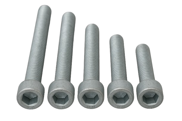 M10 Hex Socket Machine Screw Bolt 8.8 Galv (Length Selection) Nuts Bolts