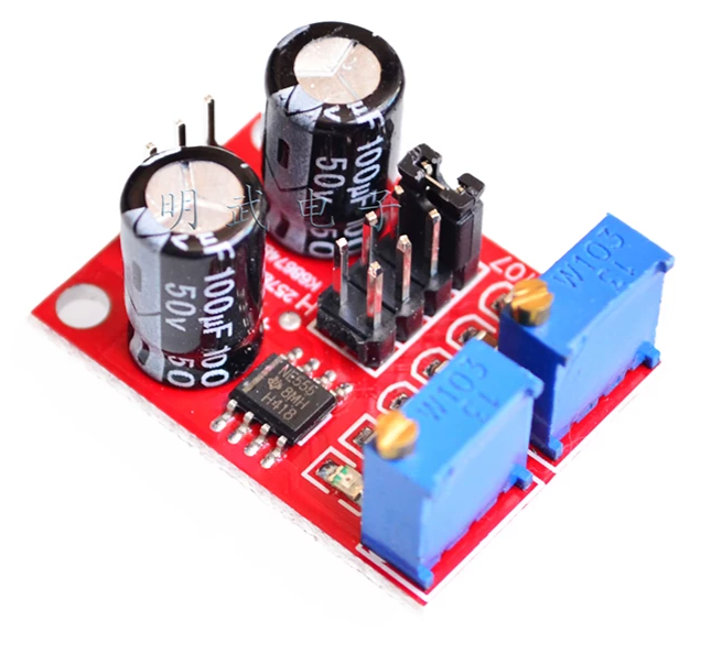 NE555 Pulse Frequency and Duty Cycle Module