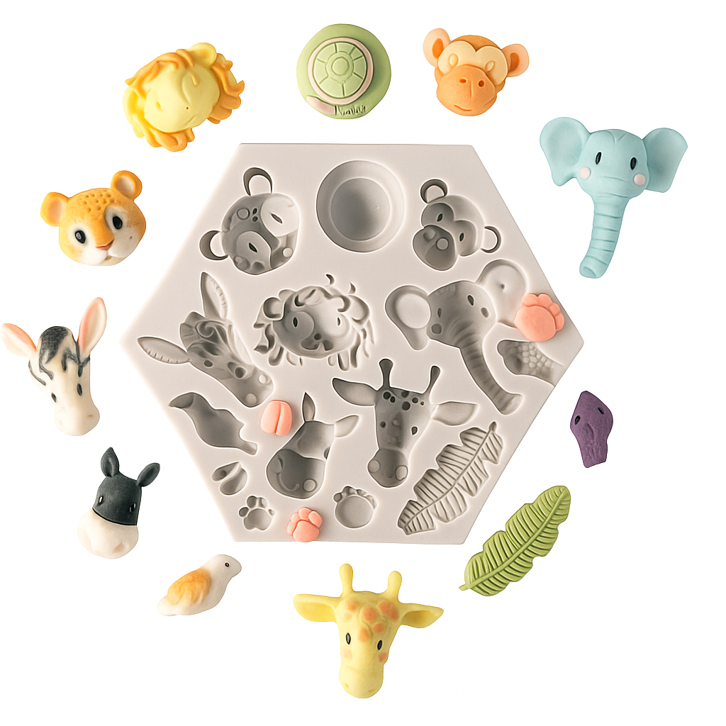 Silicon Mould - Cute Animals