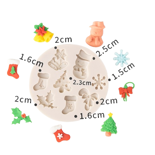 Silicon Mould - Christmas