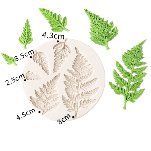 Silicon Mould - Ferns