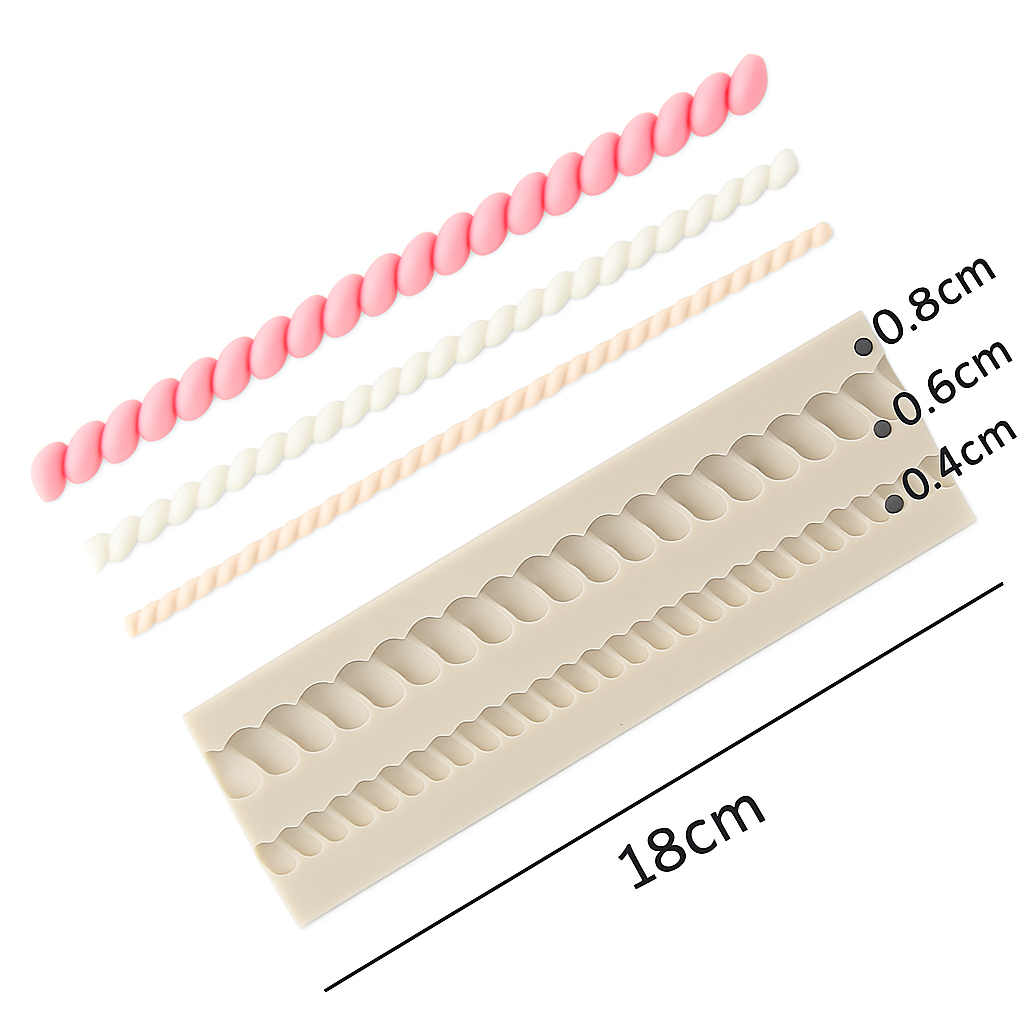 Silicon Mould - Decorative Ropes