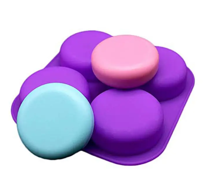 Silicon Mould - Round Soap 6.5cm