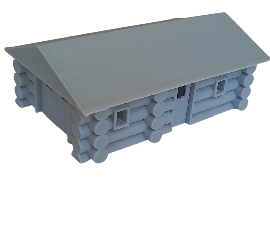 N Scale Log Cabin for Model Railway