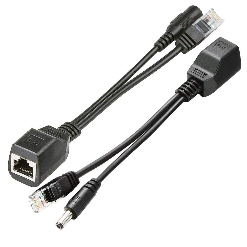 POE Cable Injector Pair Male And Female 5.5/2.1mm